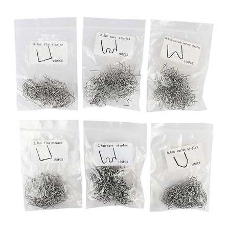 600 stk for varmt stiftemaskinsett støtfangerklips stiftemaskin for singel støtfanger