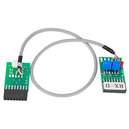 Relæstation Repeater TX/RX-D Tidsforsinkelse Konnektor Kabel til Motorola