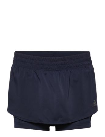 Run Icons 3-Stripes Running Skort Shorts Sport Shorts Blå Adidas Performance