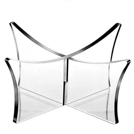 1 gennemsigtig fodboldstander, basketballstander, akrylstander