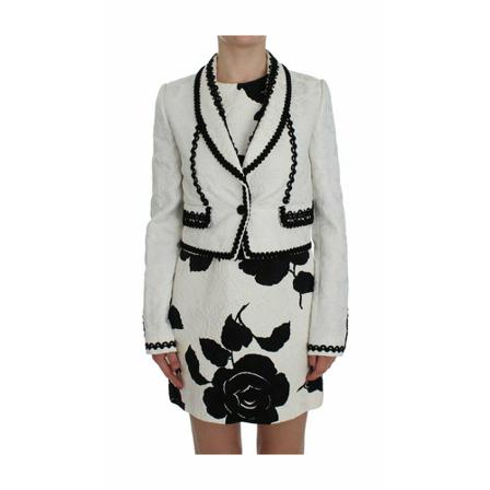 Dolce & Gabbana - Blazer - Vit - Dam - Storlek: S, Dam, Storlek: S