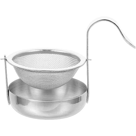 Teefilter Praktisk Te-si med Skål Elegant Te-filternet til Tekande