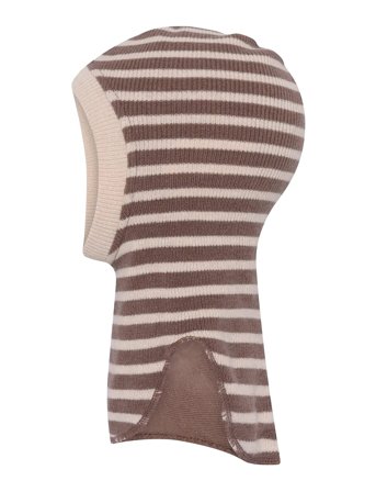 mp Denmark Bergen Striped Balaclava - Brown - 55