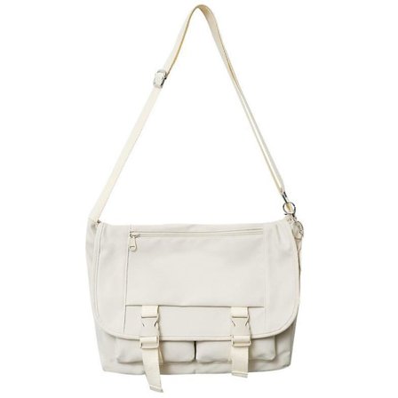 Fashion Casual Messenger Bag Enkel Axelväska Temperament Canvas Väska