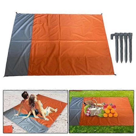 Campingmadrass Lättvikt 200 x 140 cm Vikbar för Camping Vandring Resor