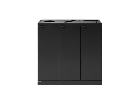 bica Avfallshantering 3x65L grå - Lyreco - Städ och hygien - Avfallshantering och källsortering - Sortering och återvinning