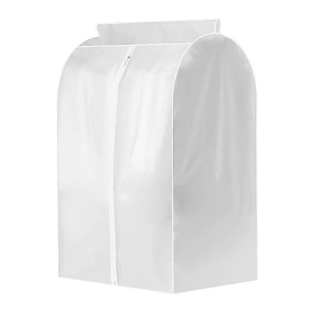 1 stk støvtrekk klær hengende pose lukket klesstativ gulv henger deksel garderobe oppbevaring deksel