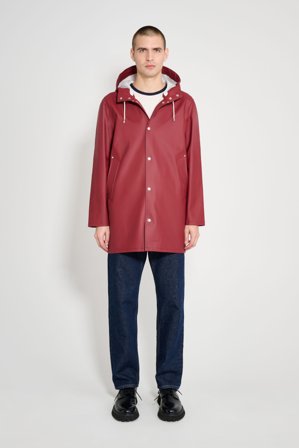 Stockholm Raincoat Burgundy