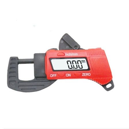 Paksuusmitta mikrometrimittari PUNAINEN