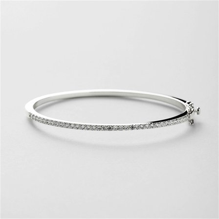 Tennis Bangle Armband - Sterlingsilber