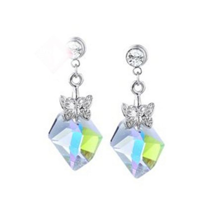 18K Forgyldt Krystal Rhinestone Smykker Øreringe