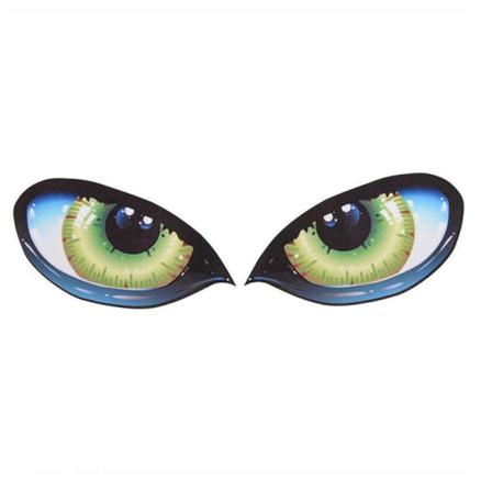 1 Par 3d Mysterious Cat Eyes Bildekal Fönsterspegel 12cm*7,5c