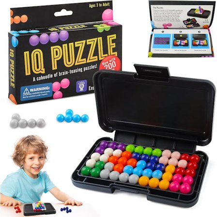 IQ Puzzler Pro – IQ-peli & 3D-logiikka palapeli, jossa on 200 haastetta, palapeli lapsille 8-vuotiaasta ja aikuisille