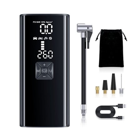 Dækoppumper Luftkompressor Bil Multifunktionel Elektrisk Dækpumpe Auto Strømadapter med Digital Display Trykmåler
