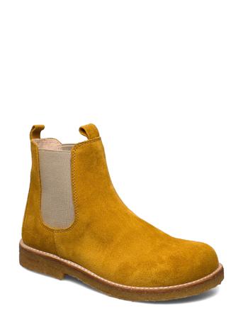 Chelsea Boot Snørestøvletter Støvletter Gul ANGULUS