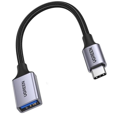 Ugreen OTG Adapterkabel USB-C hane till USB-A hona, 5Gb/s, 0,15m - Svart