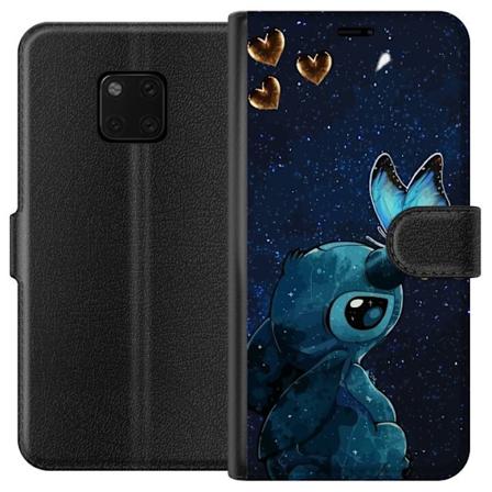 Huawei Mate 20 Pro Lommeboketui Stitch sommerfugl