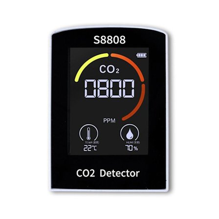 CO2-hiilidioksidin ilmaisin, ilmanlaadun ilmaisin