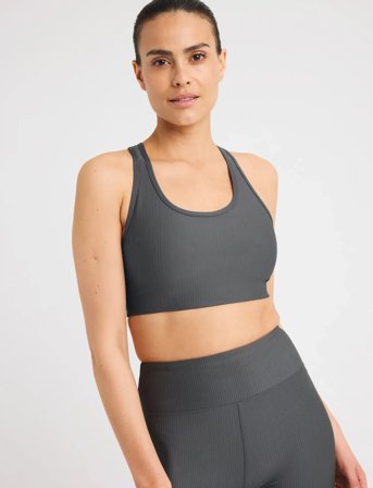 Röhnisch Ribbed R Sportsbra - Grey - M