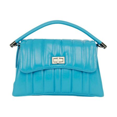 Silvian Heach, Quilted handbag Blauw, Dames, Maat:ONE Size,Polyurethaan
