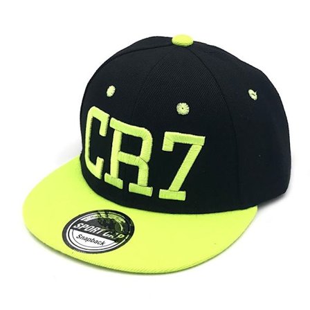 Ny Barn Cr7 Hatt Sommar Baseball Cap Pojkar Flickor Flickor Barn Snap Ronaldo Hatt Hip Hop Hatt grön