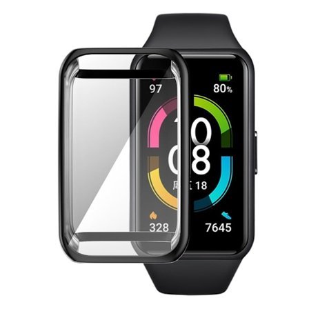 ENKAY Huawei Band 7 / Honor Band 6 omslag - Svart