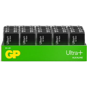 Batteri Gp 9V Ultra Plus 20-P