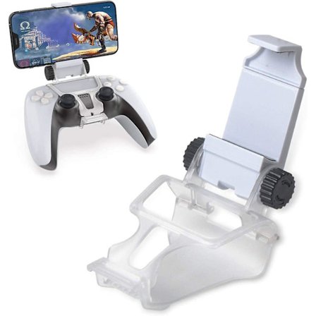 Säädettävä pidike PS5-ohjaimelle, kädessä pidettävä ohjain säädettävällä telineellä, Playstation 5 -ohjaimelle, 180 asteen pelitelines
