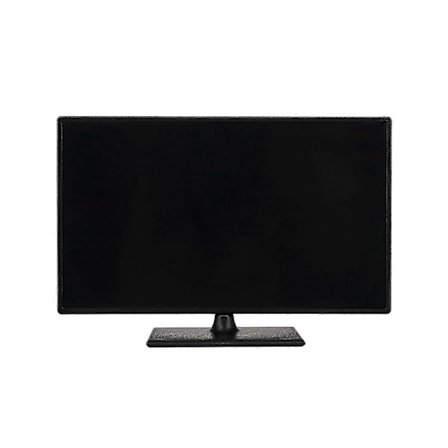 1:12 Skala Dukkehus Miniature Fladskærms-tv Fjernsyn Dukkehus Møbler Tilbehør (sort)[D]