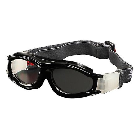 Fodboldbriller til børn, beskyttende sikkerhedssportsbriller med elastisk rem