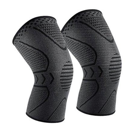 2-pak Knæbind, Knækompressionsstøtte til Mænd & Kvinder | Knæstøtte til Løb, Basket
