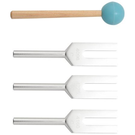 4 stk./sæt Legering Stemmegaffel 4096hz/4160hz/4225hz Stemmegaffel