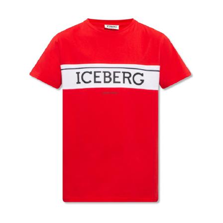 Iceberg T-Shirts Rød, Herre, Størrelse: L