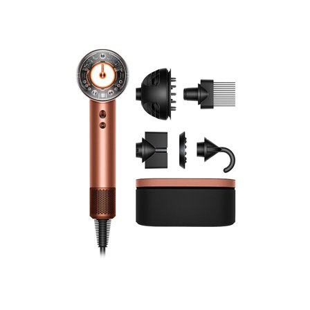 Dyson Supersonic Nural Hairdryer Curly + Coily Amber Silk/Pink Champagne, Hår, Styling Tools, Hårtørrer