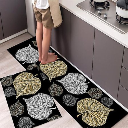 Kök Golvmatta Hem Entré Dörrmatta Lyx Dekoration Matta för Vardagsrum Anti-Slip Badrum Matta Hallway Långa Mattor