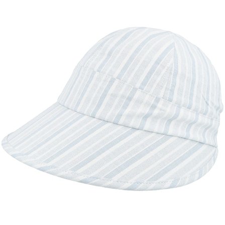 Seeberger - Bleu adjustable Casquette - Light Blue Brim Cap @ Hatstore