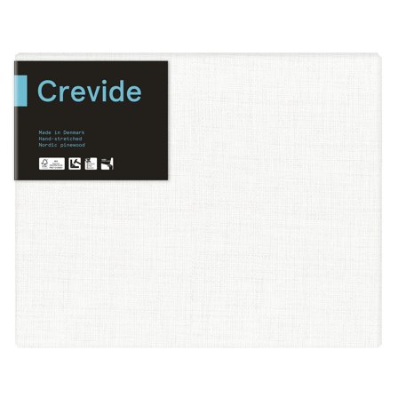 Crevide Lerret Hvit Lin 41x33 (F6)