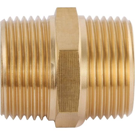 1 stycke 1 tum gängad rörkoppling hane x hane gängad koppling