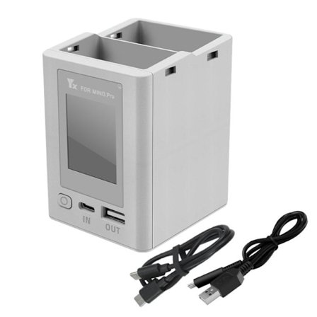 Batteriladdare för 2 batterier till DJI Mini 4 Pro / Mini 3 Pro