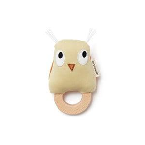 Kids Concept Green Edvin Owl Rattle 1 months - 3 years - First toys and baby toys - 1 months - 3 years - Green - Rattle