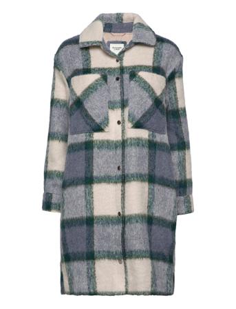 Anf Womens Outerwear Patterned Abercrombie & Fitch