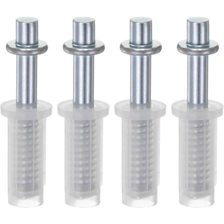 Hardware til foldedøre, topstift, 3/8 tommer fjederbelastet til folde-skabsdøre, harmonikadøre