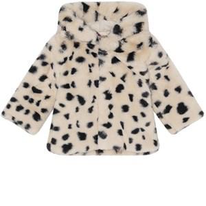 Molo Wild Dot Ulva Faux Fur Coat 104 cm - Coats and jackets - 104 CM - Cream