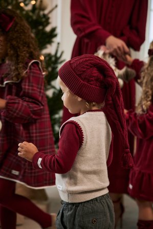 Newbie | Strikket nisselue | Rød