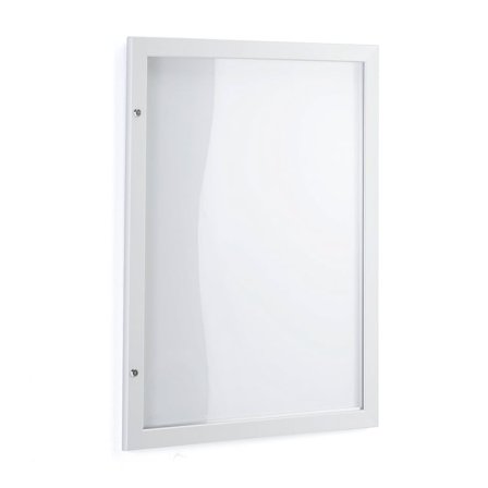 Notice board cabinet ETHEL, with lock, 1080x850x30 mm