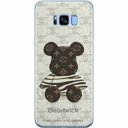 Samsung Galaxy S8+ Genomskinligt Skal Brown Bear