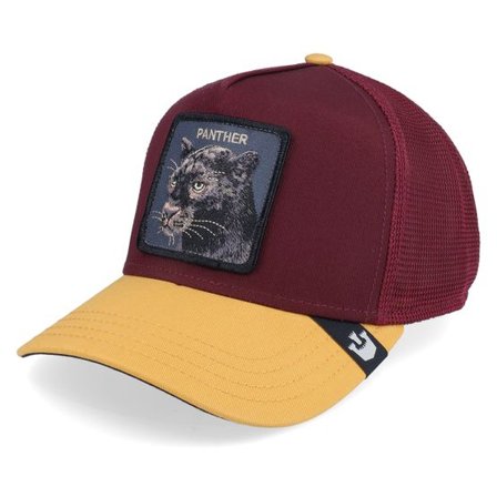 Goorin Bros. - Röd trucker Keps - Premium Panther Scarlet Trucker @ Hatstore