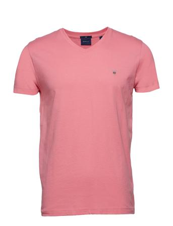 Original Slim V-Neck T-Shirt T-shirts Short-sleeved Rosa GANT