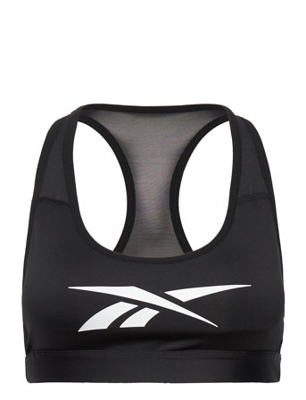 S Lux Vector Racer Bra Black Reebok Performance