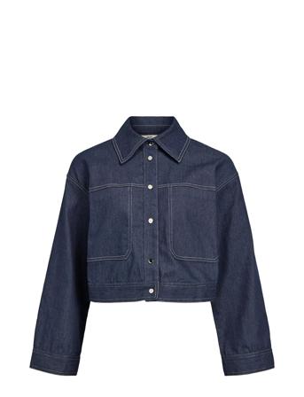 Objjune Denim Ls Jacket E Ss Fair 23 Object Blue